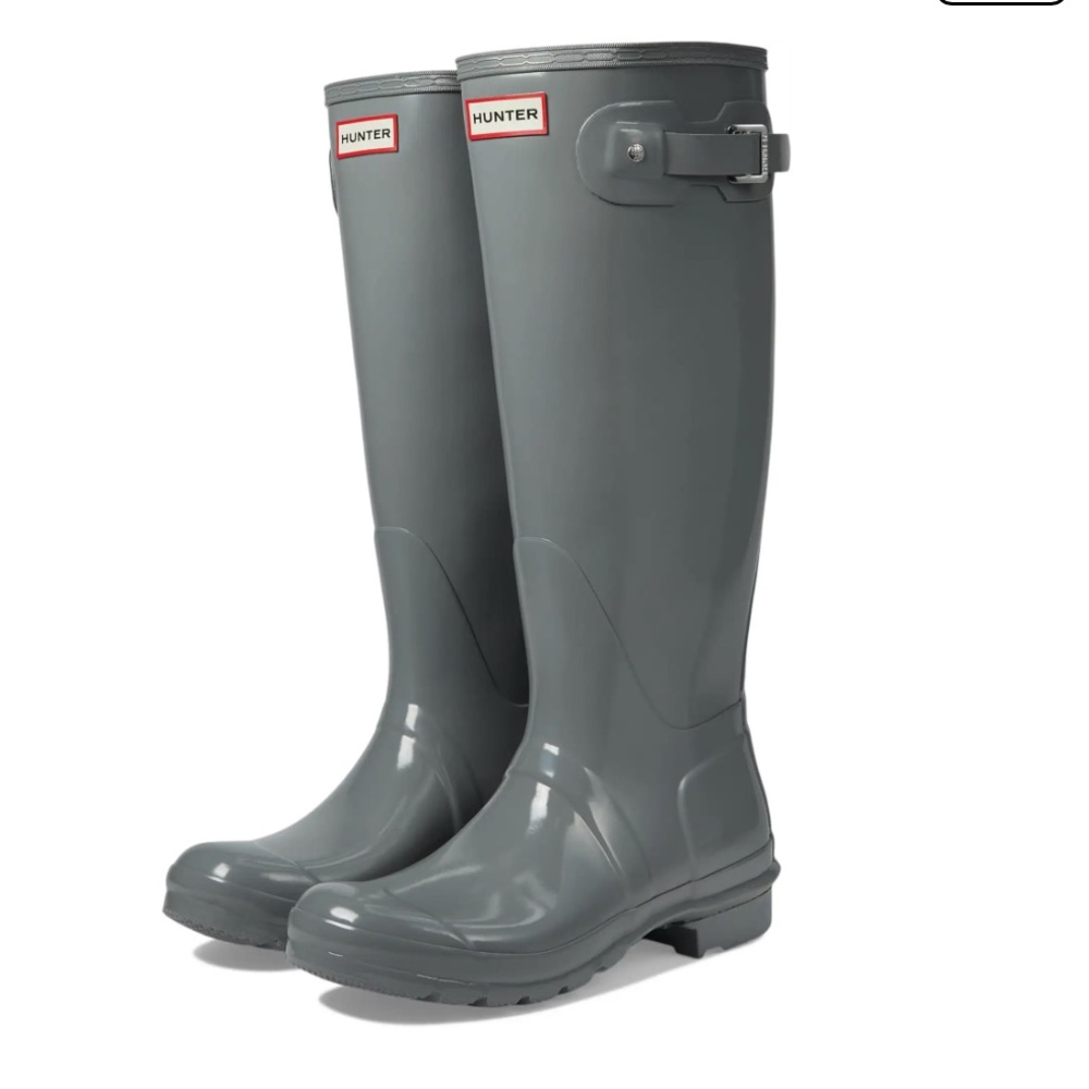 Grey Hunter Rain Boots Glossy